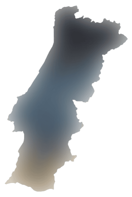 Abstrakte Karte von Lissabon