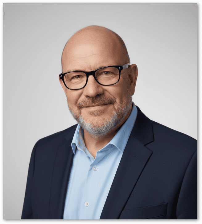 Portrait of Lutz Büchner, who provides the reference.